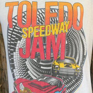 80's Vintage 1981 REO SPEEDWAGON Toledo Jam Raglan T Shirt Medium With The Knits